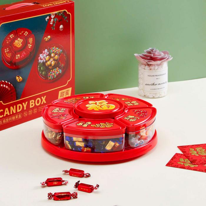財(cái)神聚福旋轉(zhuǎn)糖果盒