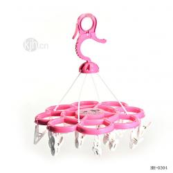 迪樂(lè)梅花形曬衣架(18