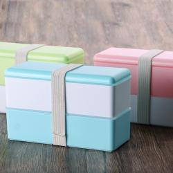 素商經典雙層飯盒500M