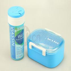 雅軒樂(lè)彩飯盒+水壺套