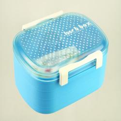 雅軒樂(lè)彩單層飯盒1200