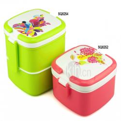 方型手提飯盒、雙層飯