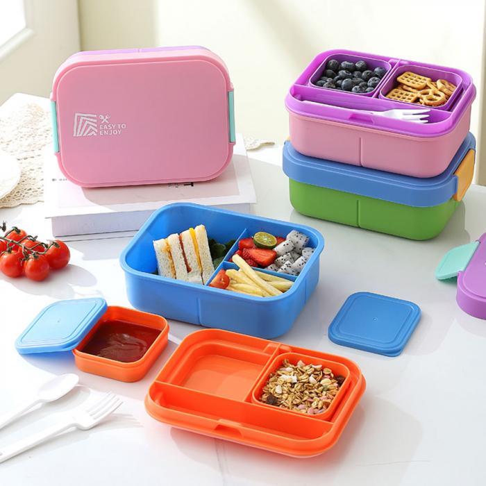 星樂便當(dāng)盒(飯盒1300ml/醬料盒140ml)